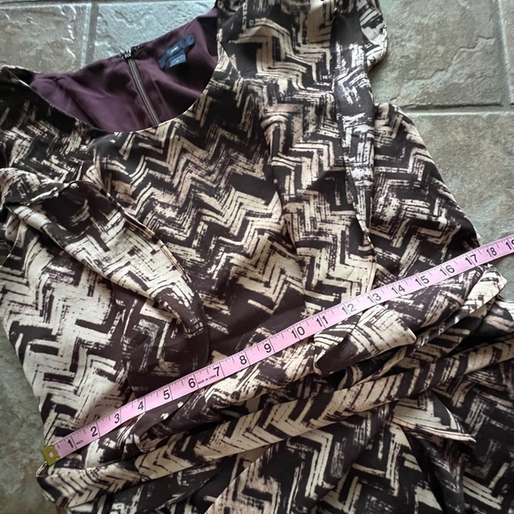 ⭐️BOGO FREE⭐️ NWOT GAP Ruffle Chiffon Patterned Dress - Picture 3 of 12